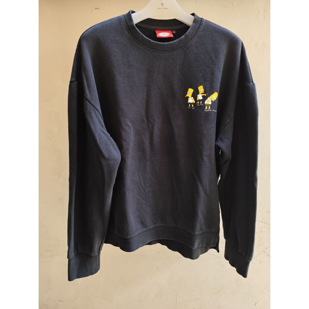 crewneck the simpsons x stereo vinyls simple black