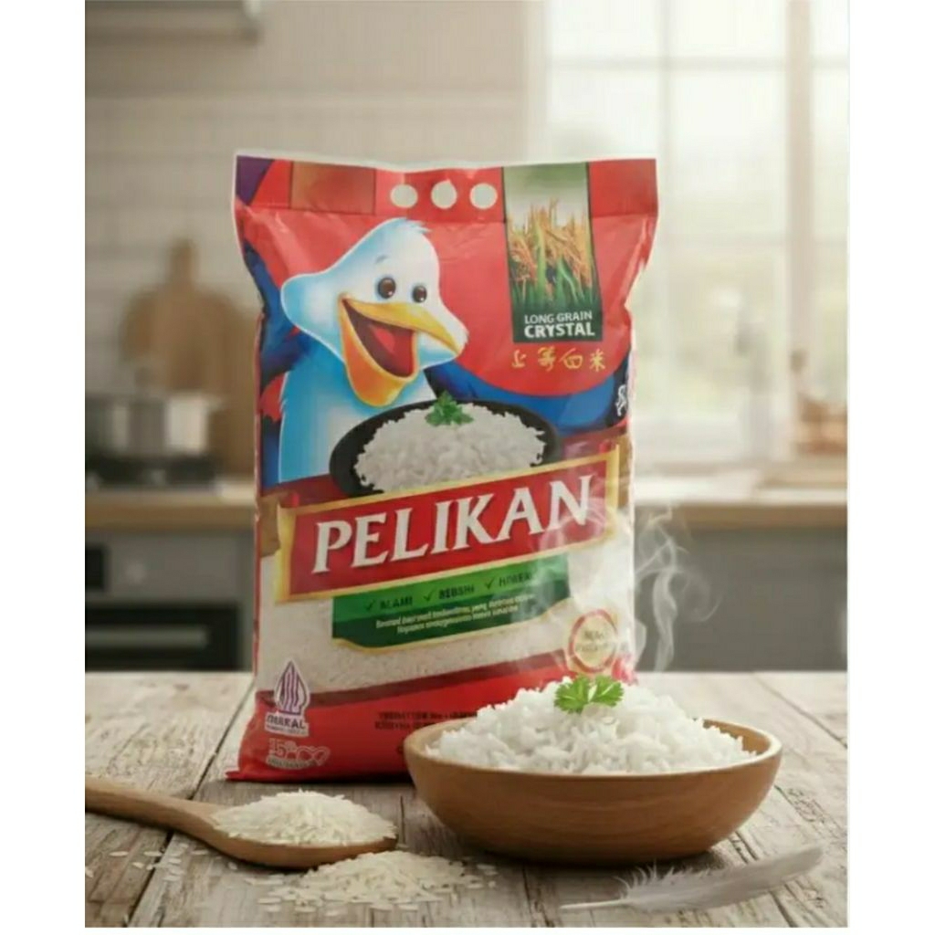 beras cap pelikan