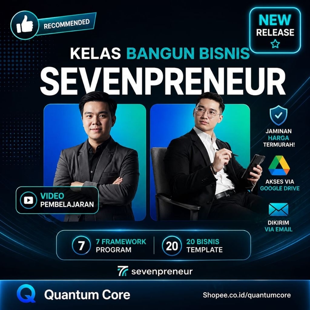 Ecourse - Kelas Bangun Bisnis Sevenpreneur