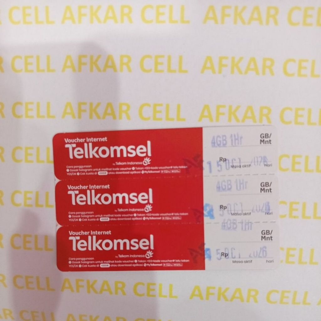 VOUCHER TELKOMSEL 4GB 1HARI EXPYET juni 2026 JATENG
