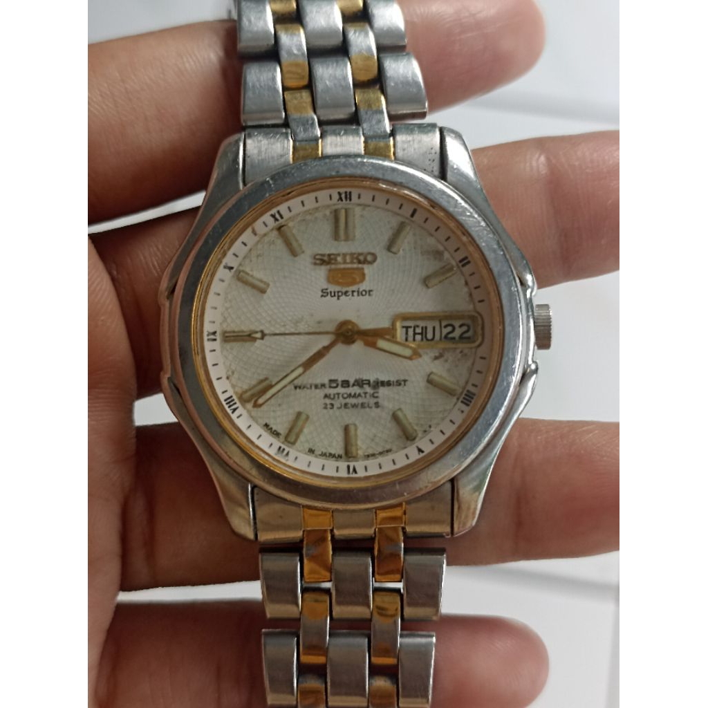 jam seiko 5 superior 23 jewels automatic