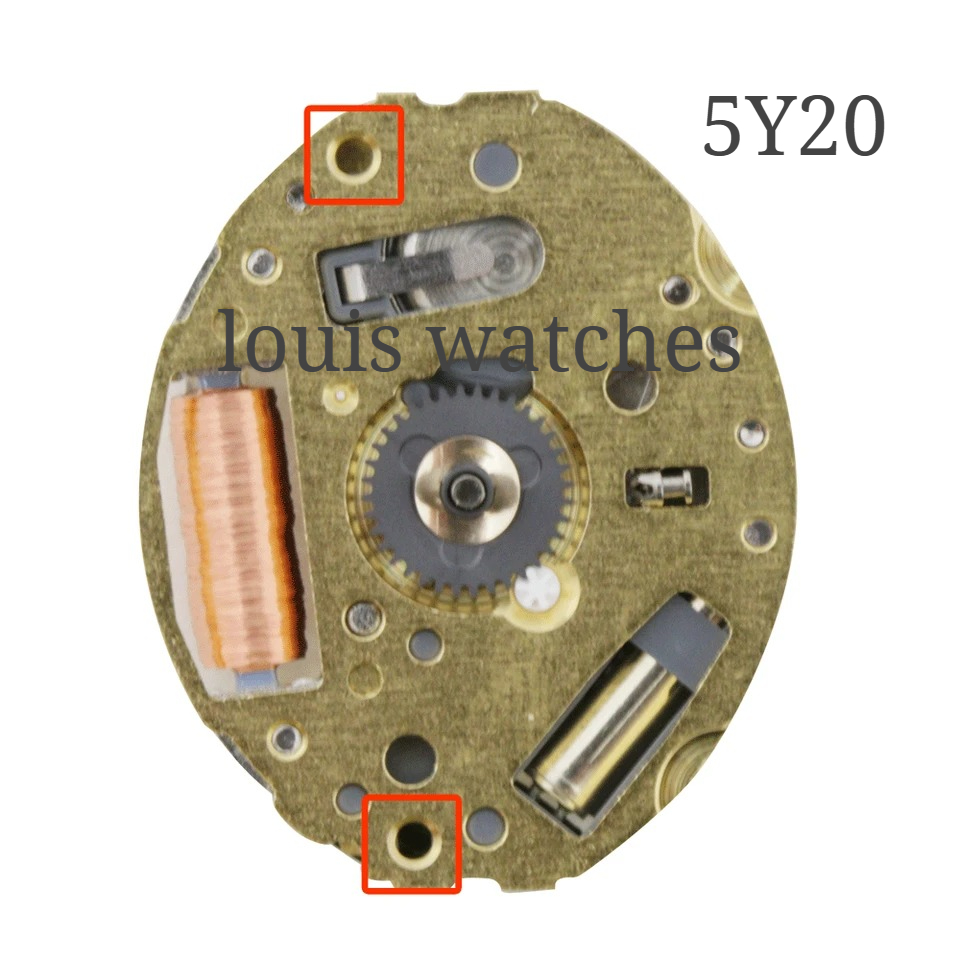 Mesin Jam Tangan Seiko 5Y20 Quartz Movement Original