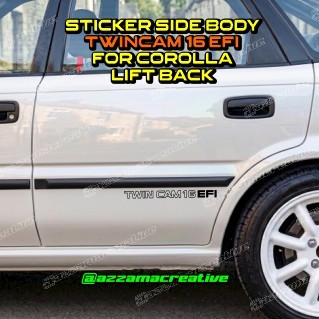 Stiker Twincam 16 EFI Stickers for Corolla Liftback
