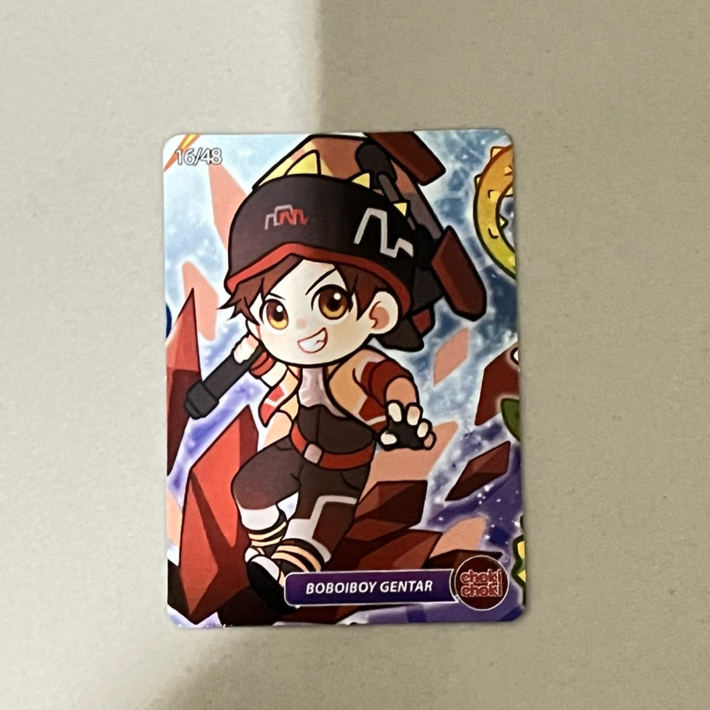 Kartu BoBoiBoy Sori dan Gentar Choki Puzzle Malaysia