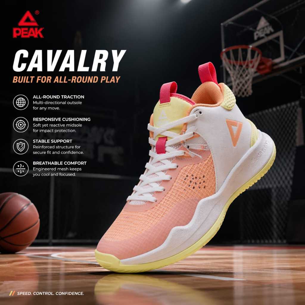 Sepatu Basket PEAK CAVALRY TONY PARKER  SIGNATURE EDITION