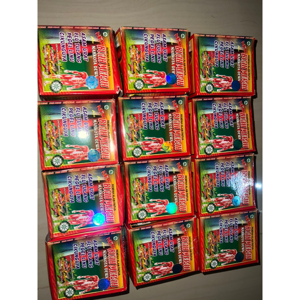 Jamu Buah Merah Mahkota dewa Asli dari papua