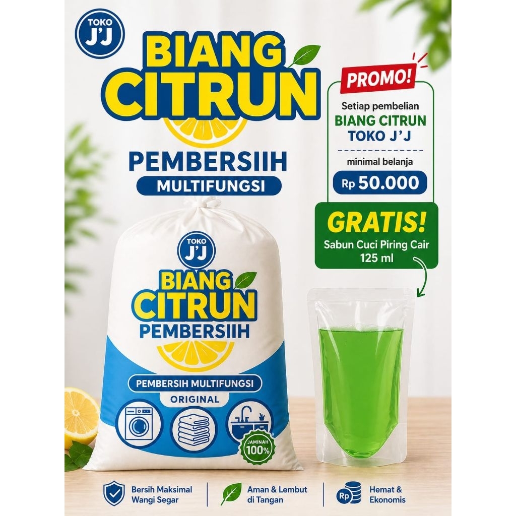 Citrun pembersih/biang Citrun kemasan 1 kg