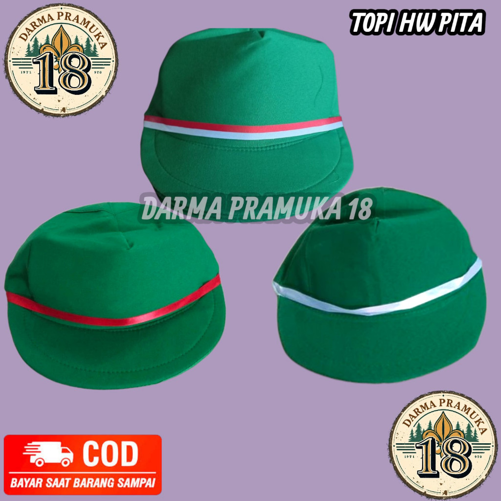 Topi Hizbul Wathan Topi HW Muhammadiyah Putri Bijian