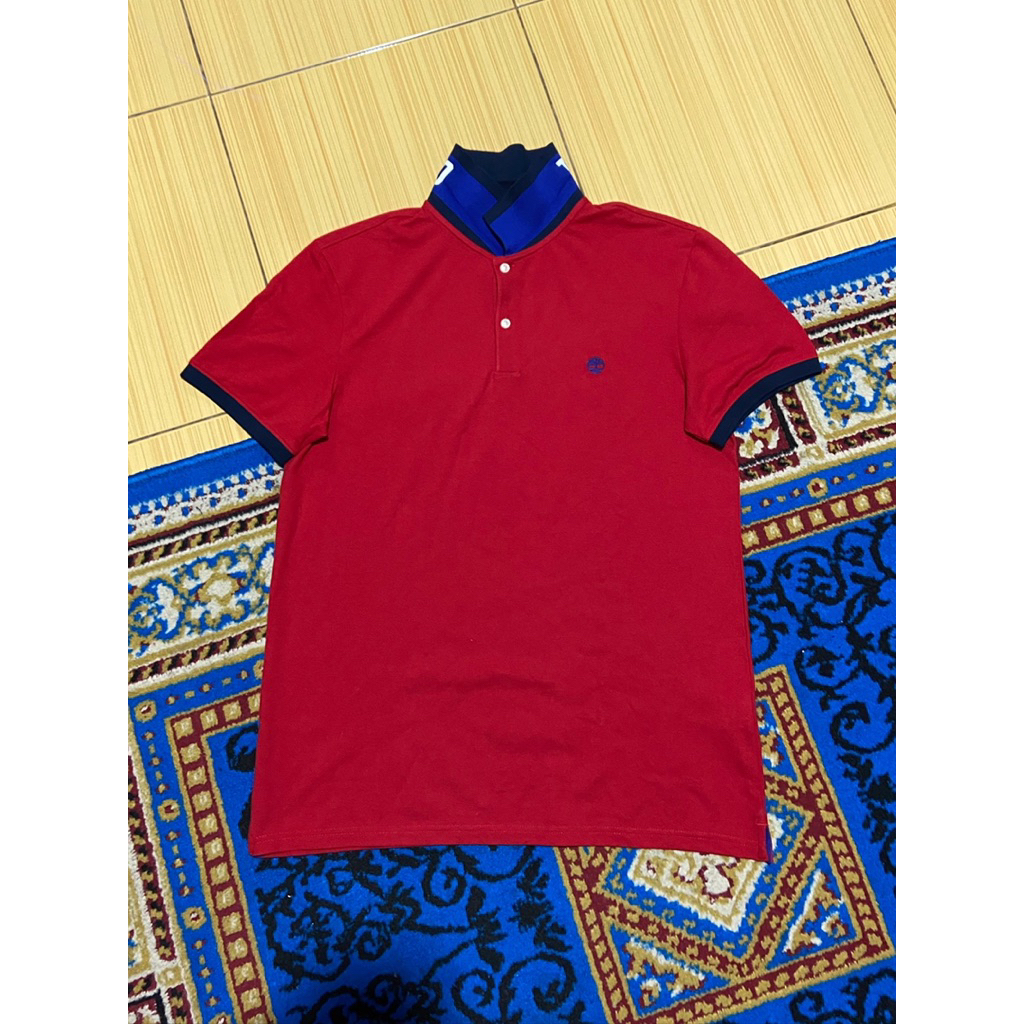 Polo Shirt Timberland Red Color - size XL fit L