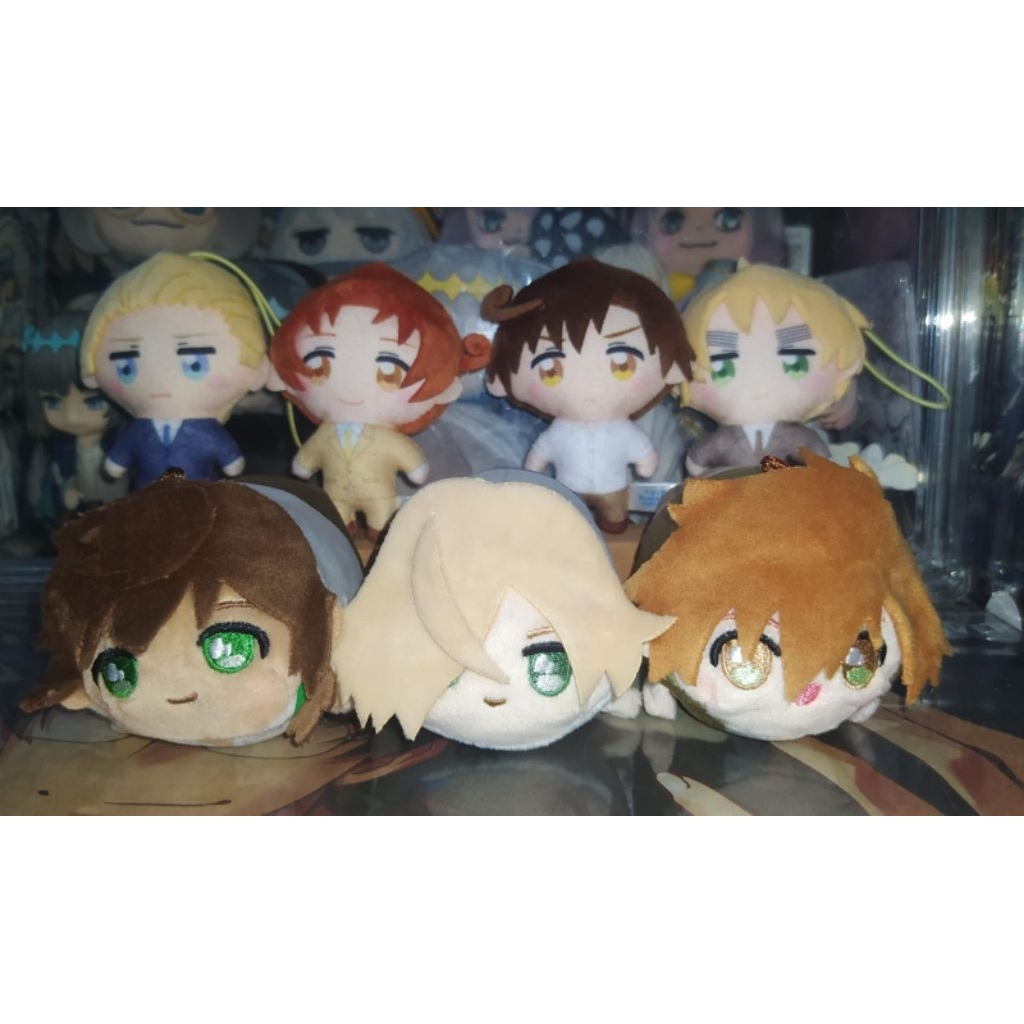 Hetalia Kapukko Friends Plushie Keychain Gororin Mascot England Germany