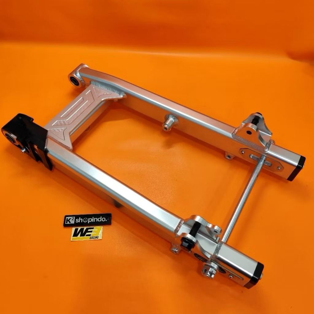 swing arm WE3 fiz r vega r force1 bahan aluminium tebal detail cnc