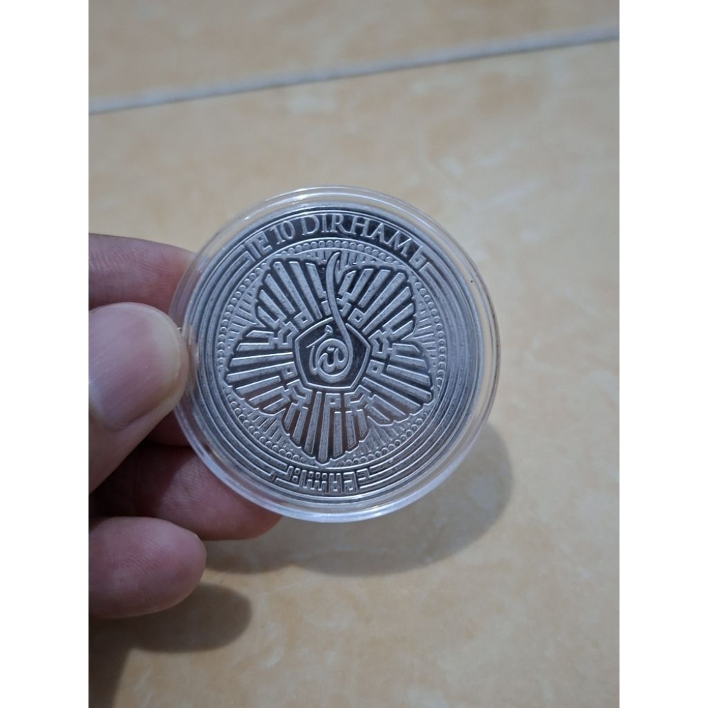 10 dirham kijang perak 29,75gr 999 fine silver