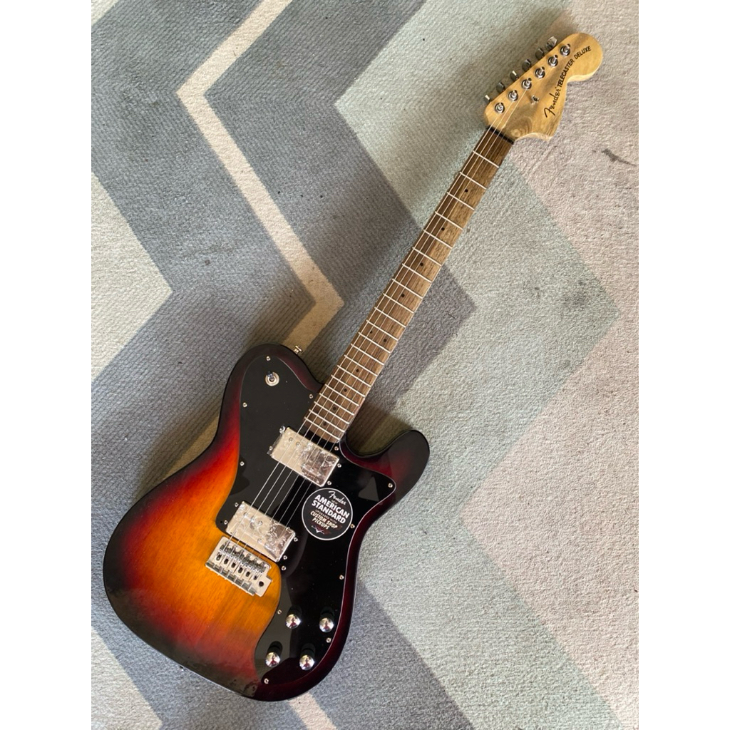 gitar fender telecaster deluxe sunbrust