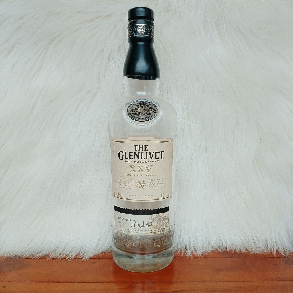 Botol bekas glenlivet buat koleksi