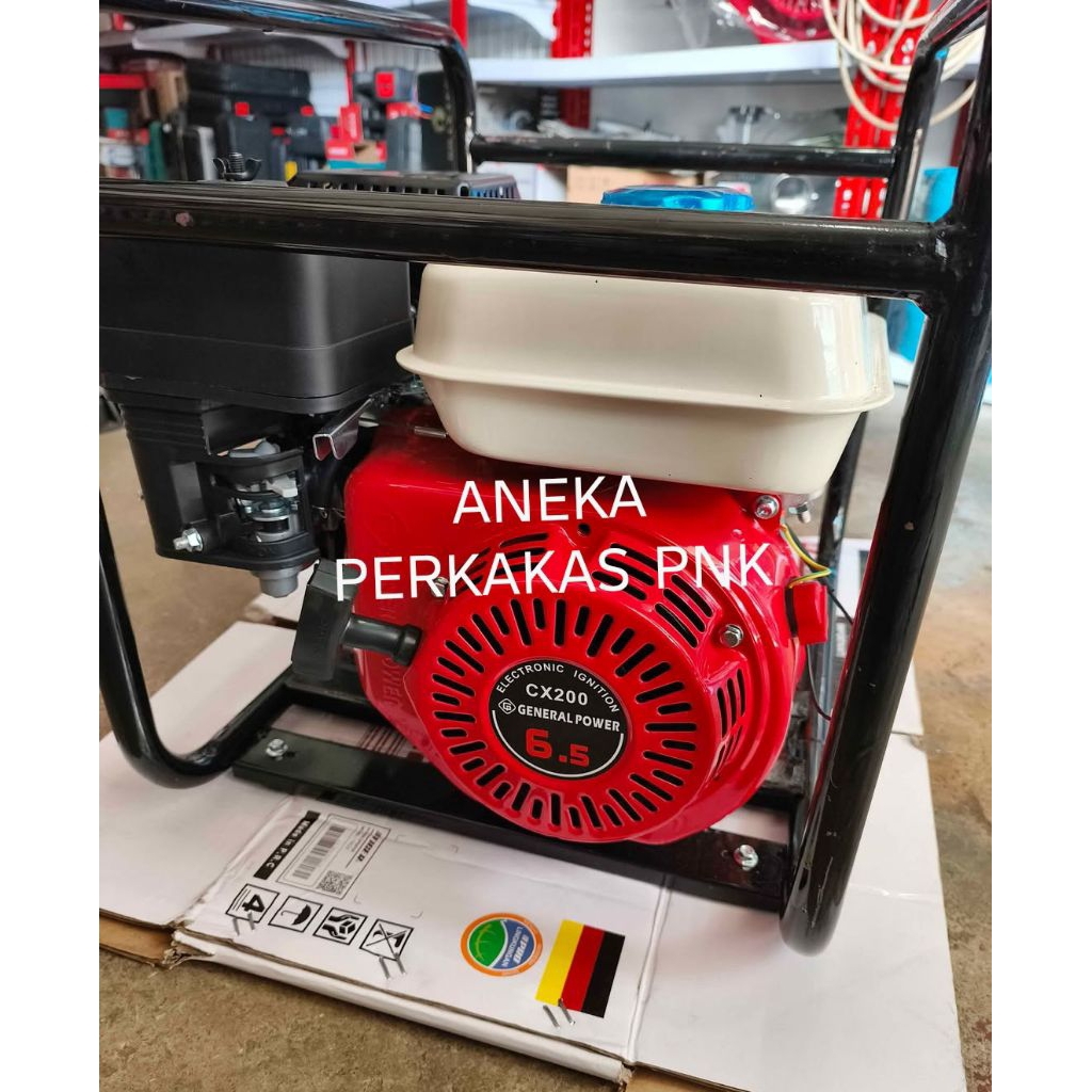 Pompa air/alkon/robin keong GENERAL 3 inch mesin CX200 6.5HP putaran 1:1 PLUS OLI