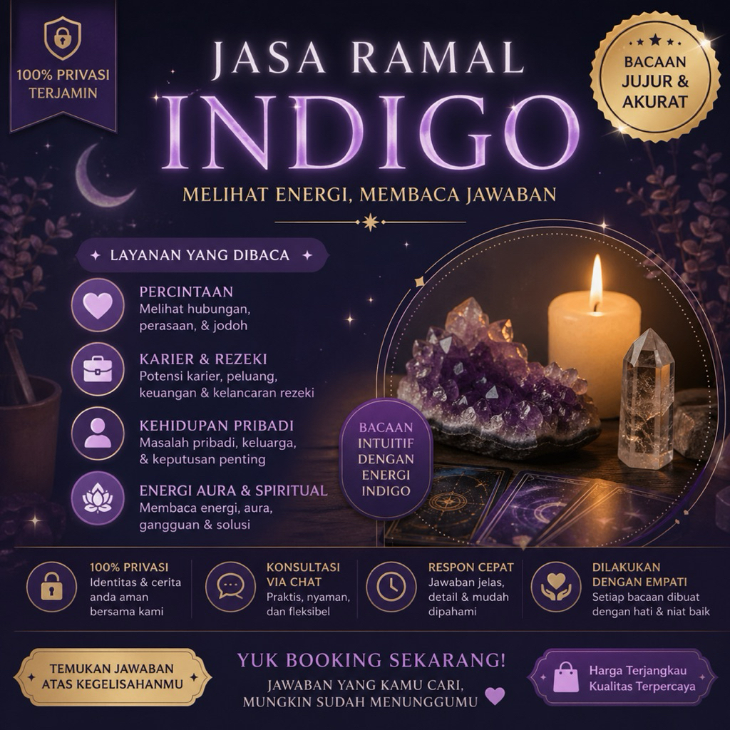 [FAST RESPON&INTERAKTIF]TERJUAL 1 ORDERAN/MENIT SESI BEBAS TANYA RAMALAN INDIGO MASA DEPAN ASMARA KA