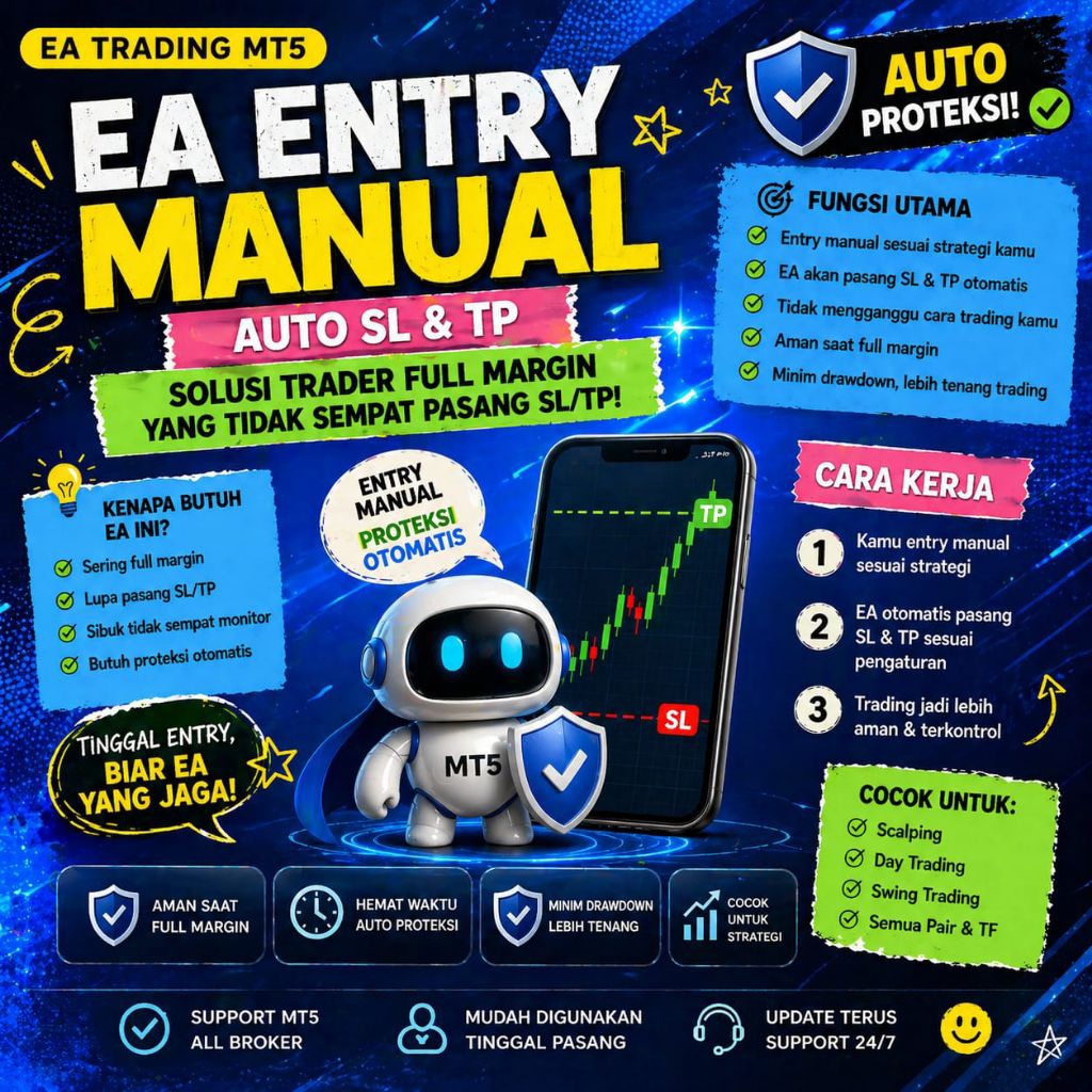 EA AUTO SL TP MT5/EA PROTECTOR MT5/EA SL TP OTOMATIS MT5
