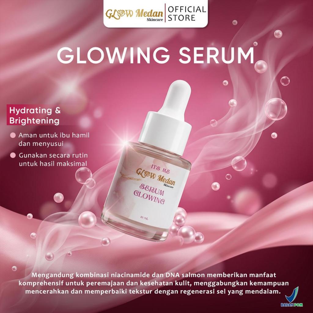 COD - [ BPOM ] [ GLOWMEDAN ] SERUM GLOWING PINK BY TABITA BPOM 5% NIACINAMIDE
