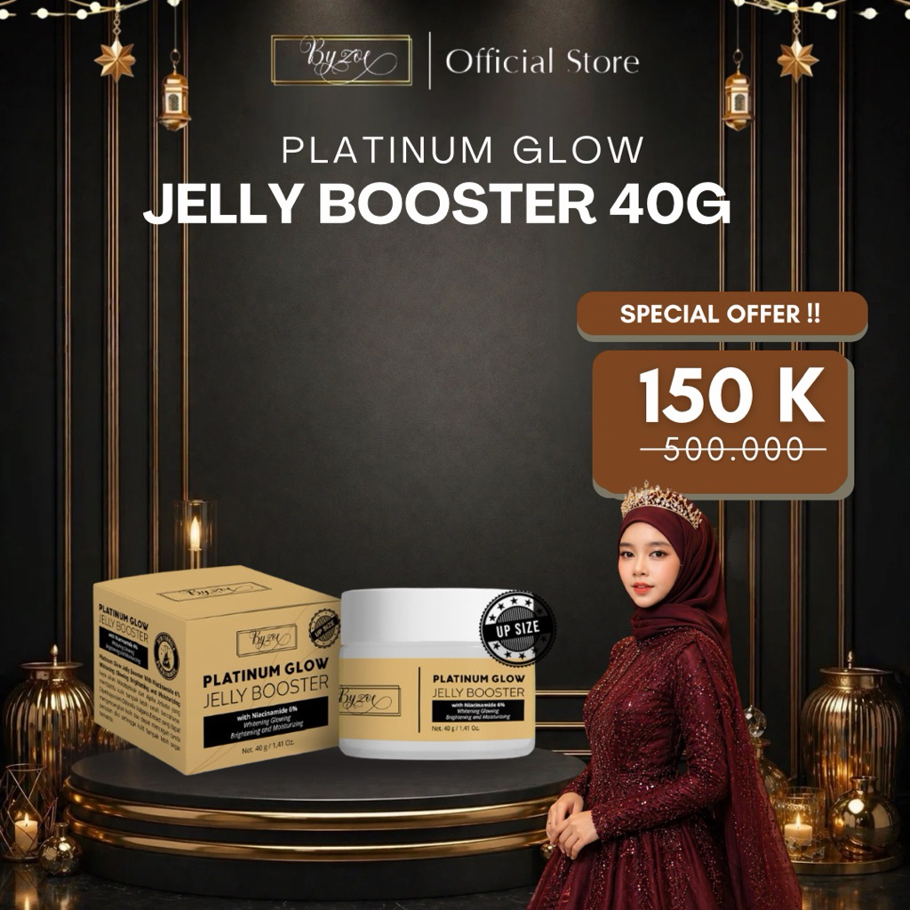 [40GRAM] Ready Stock 1PCS 4X LEBIH BESAR Byzoe Platinum Gold Jelly Booster