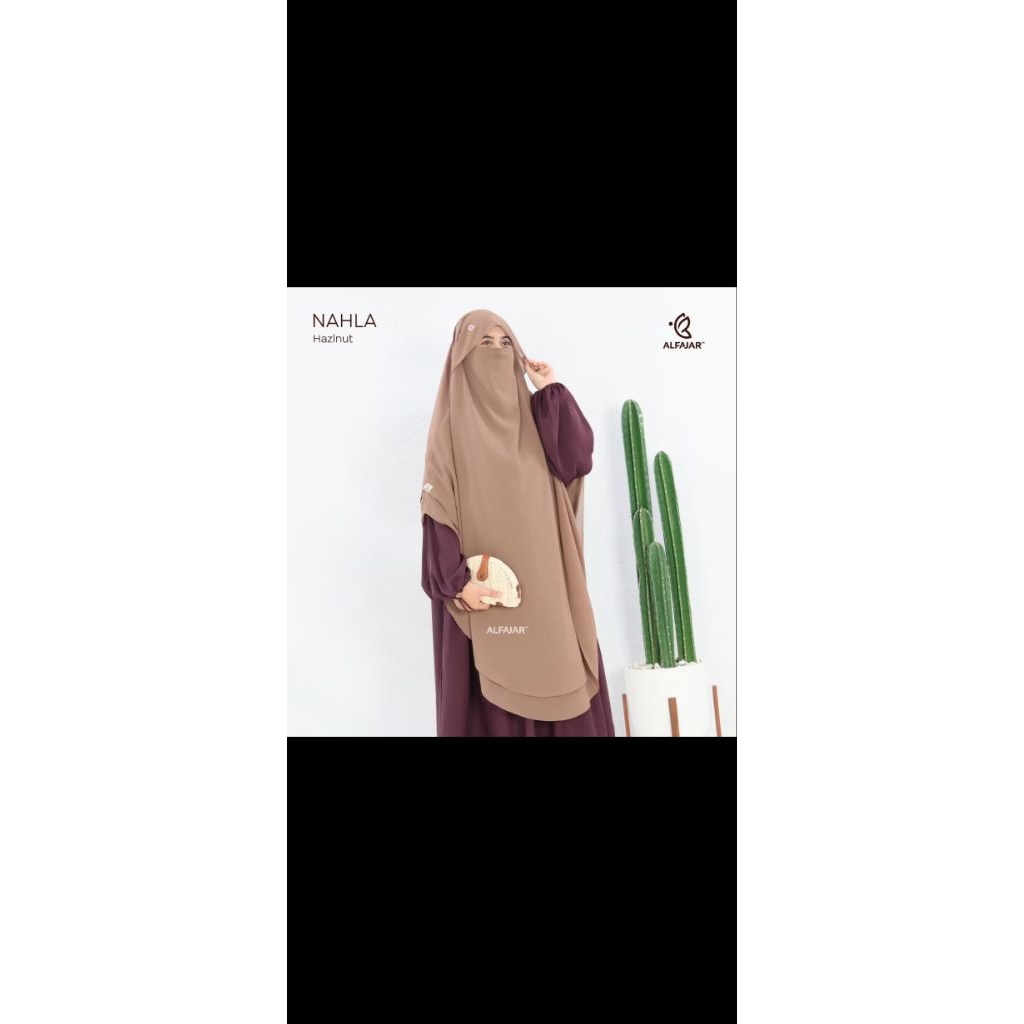 PL French Khimar Poni Nahla Alfajar griya muslim