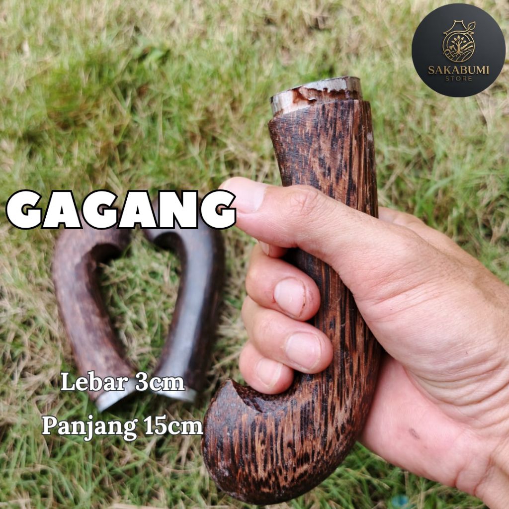 ( GAGANG RUYUNG) gagang golok kayu Ruyung gagang golok kayu aren kuat dan tahan lama