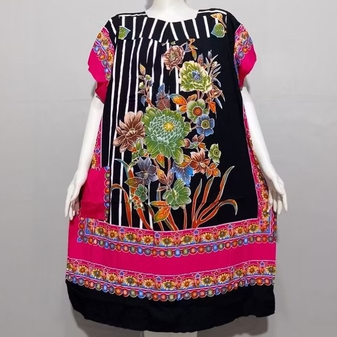 Daster Hengky jumbo ld 150 Motif Terbaru_Daster Sikak_Rayon Premium LD 150
