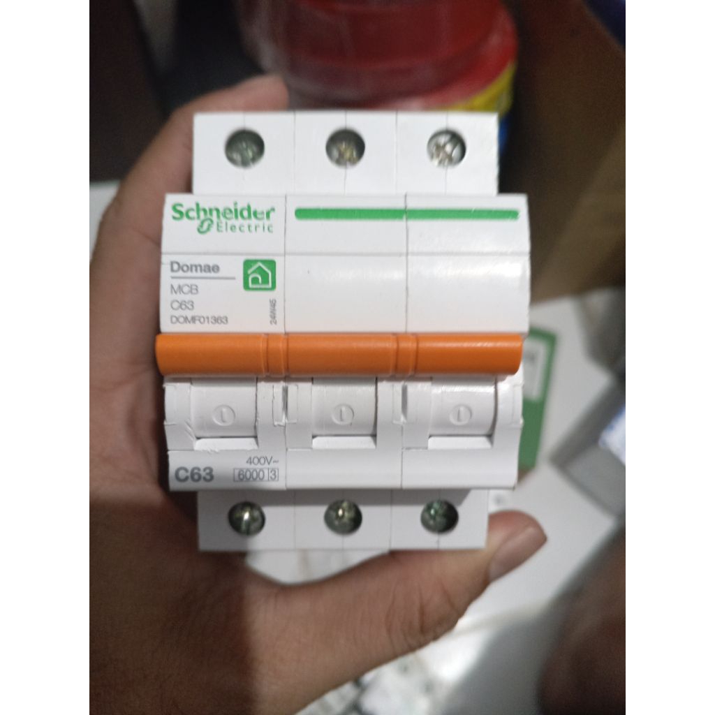 Schneider MCB 3 phase 63a .original