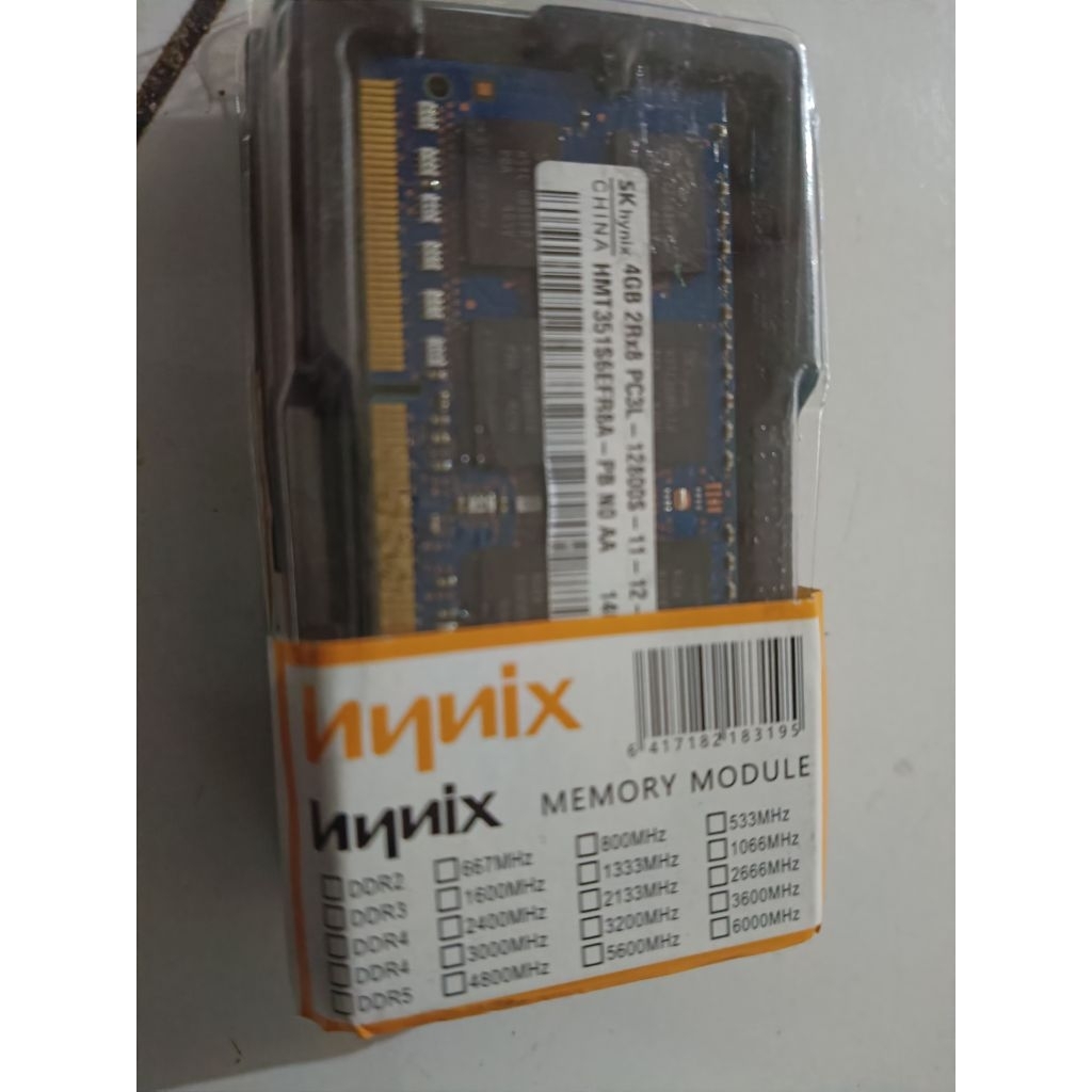 Ram Laptop SK Hynix Sodimm DDR3L 4gb Second