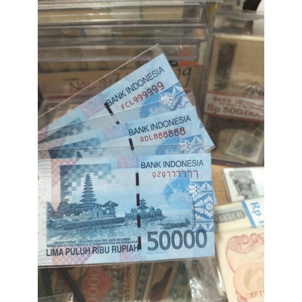 Koleksi Kertas Uang Kuno Seri Solid 50k Asli Grees Original