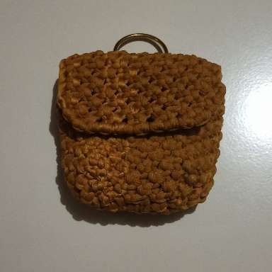 Tas Genggam Pesta Rajut Mini Pouch Tali Kur Makrame Handmade Asli Buatan Tangan