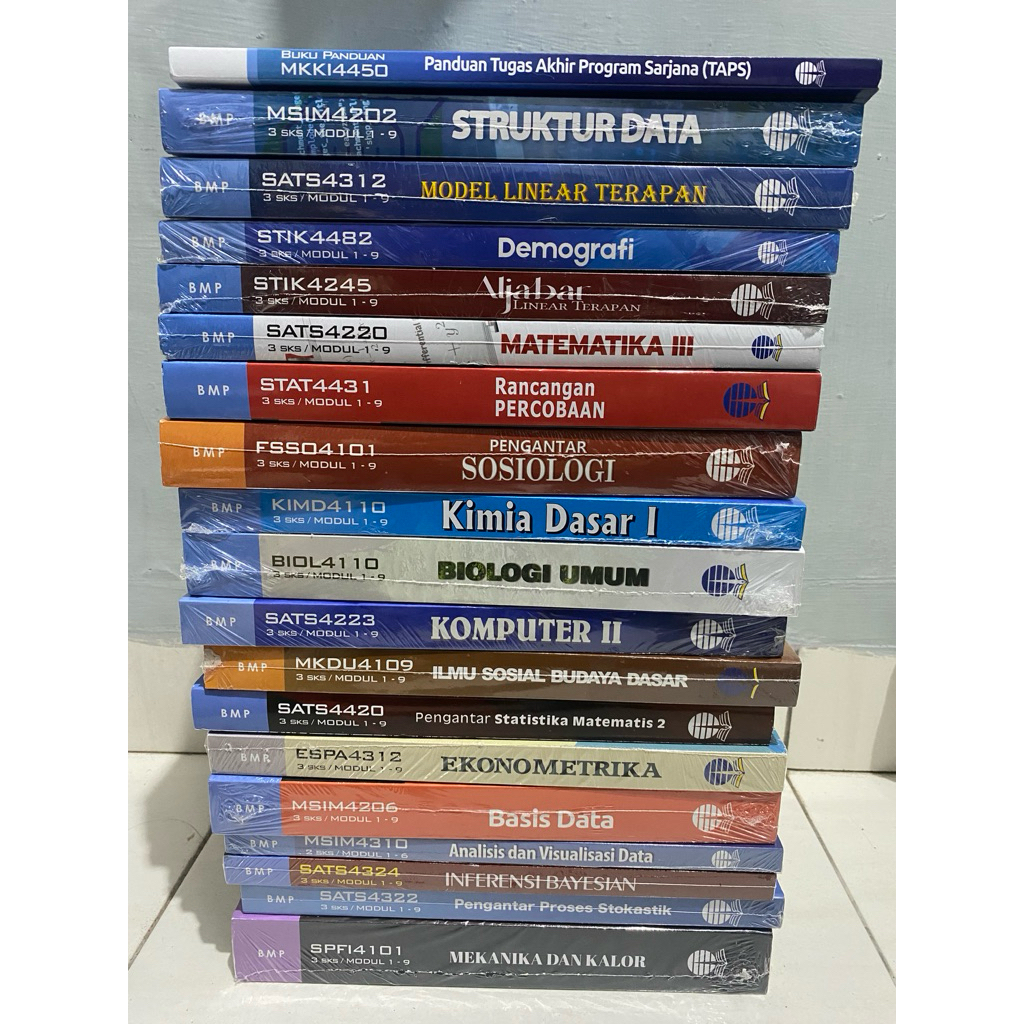 Buku Modul Universitas Terbuka (UT) Statistika Biologi Kimia Sosiologi Ilmu Sosial Budaya Dasar