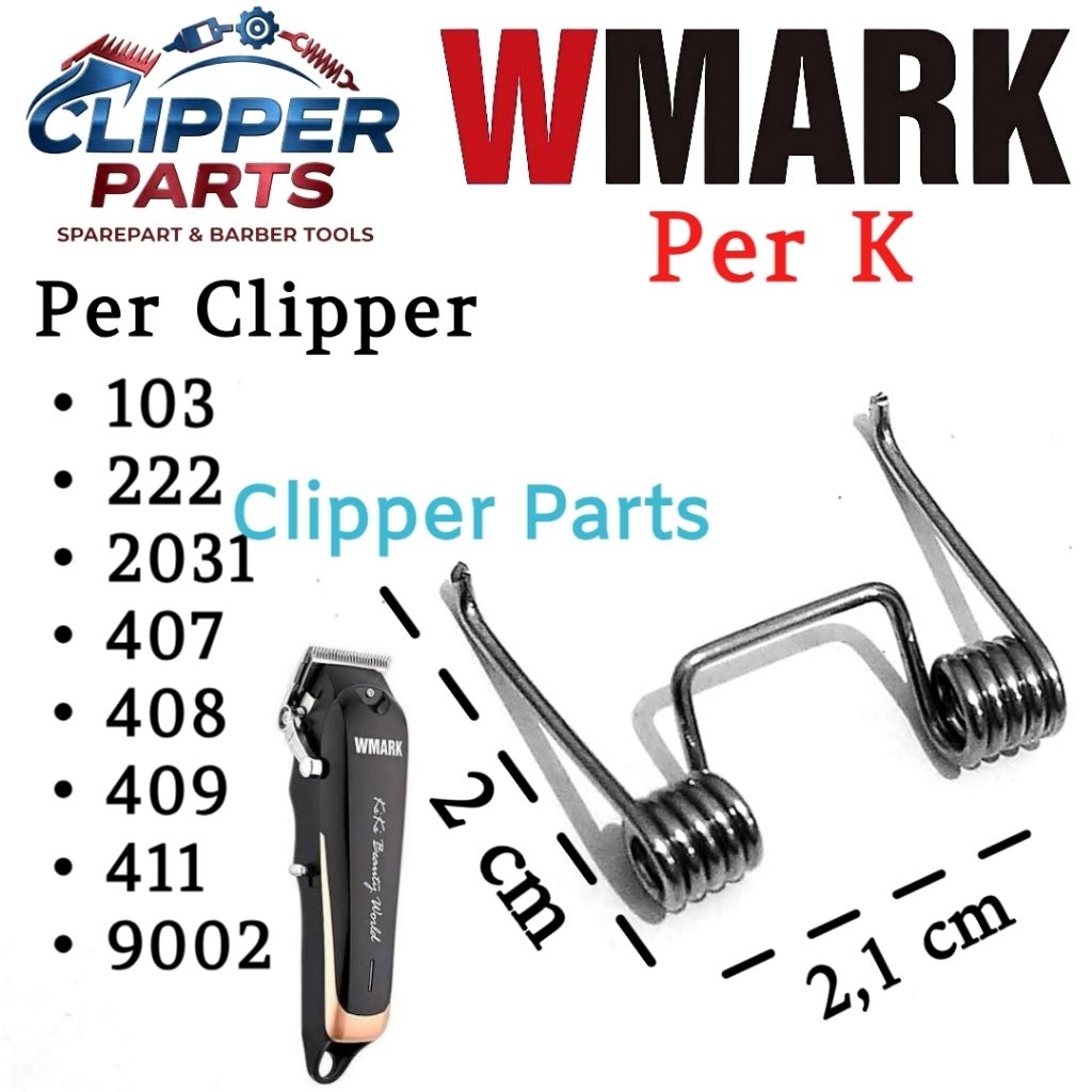 Per Wmark 103 408 222 Dudukan Pisau Mesin Cukur Wmark