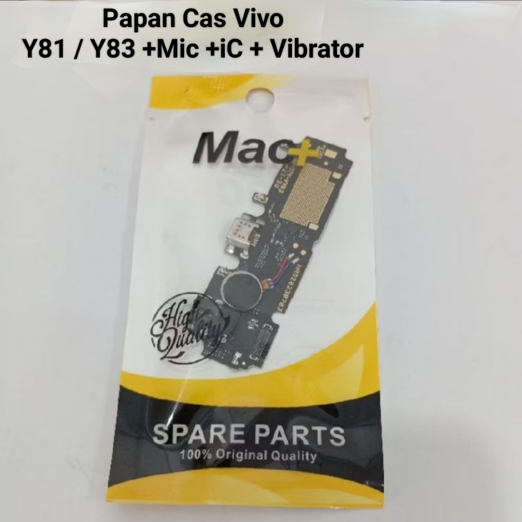 Papan Cas Vivo Y81 Y83 + iC Mic Vibrat - PCB Board Charger Vivo Y81 Y83