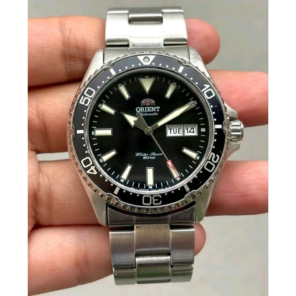 Jam Tangan 2nd Preloved Koleksi Pribadi Orient Mako 3 or Kamasu Mulus