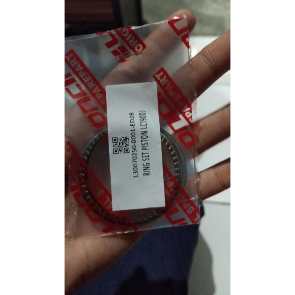 RING PISTON MESIN GENSET LONCIN LC 1900J / RING SEKER LC1900J ORIGINAL