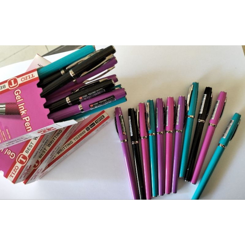 PULPEN GEL TIZO TG31060 isi 12pcs untuk harga /pak
