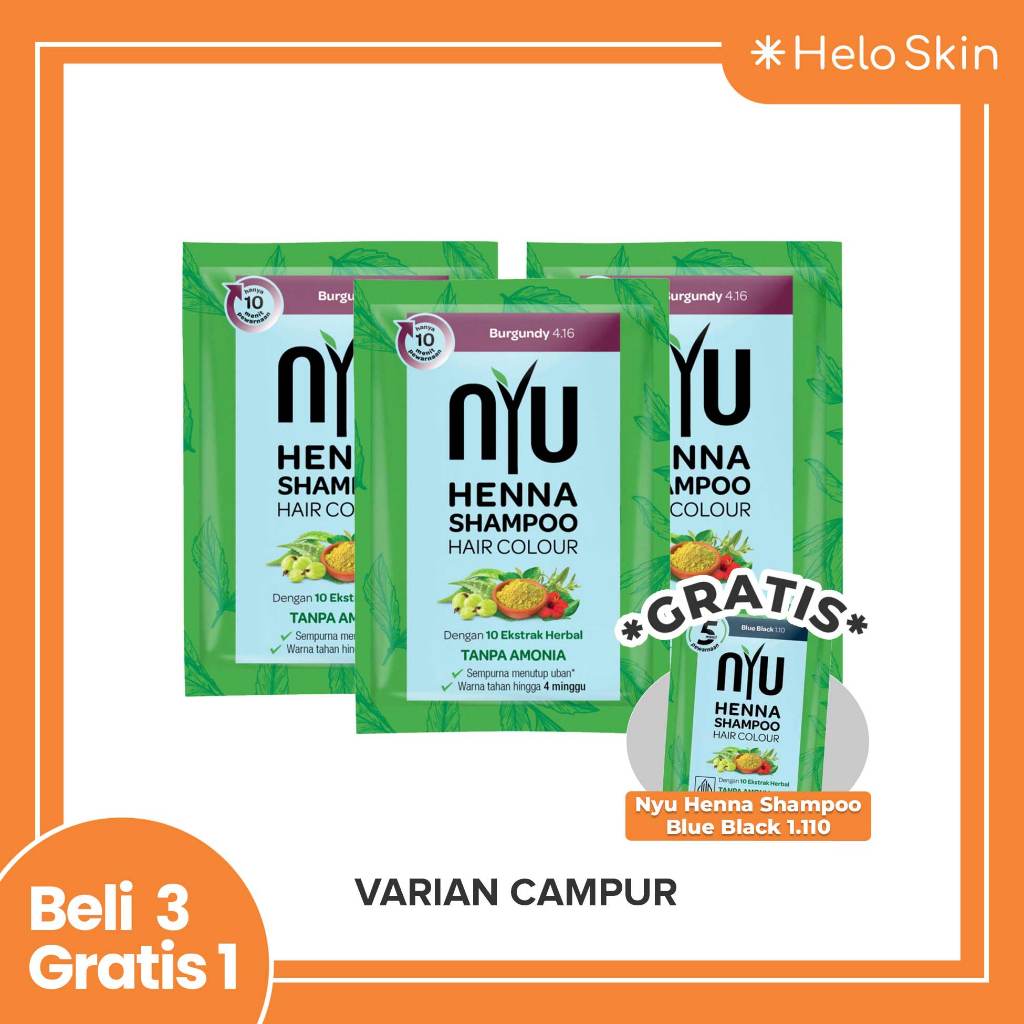 NYU Hair Color Henna Shampo