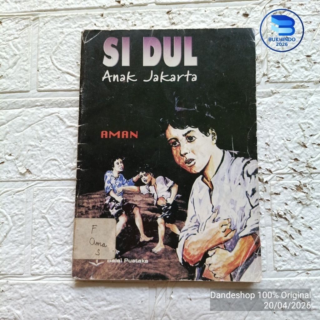 Si Dul Anak Jakarta oleh Aman - Novel Buku Cerita Klasik Bekas Preloved ORIGINAL Si Doel