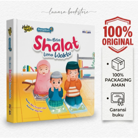 MIZAN - PENUNTUN: AKU BISA SHALAT LIMA WAKTU (BOARDBOOK) - Belajar Shalat Lima Waktu dengan Ceria