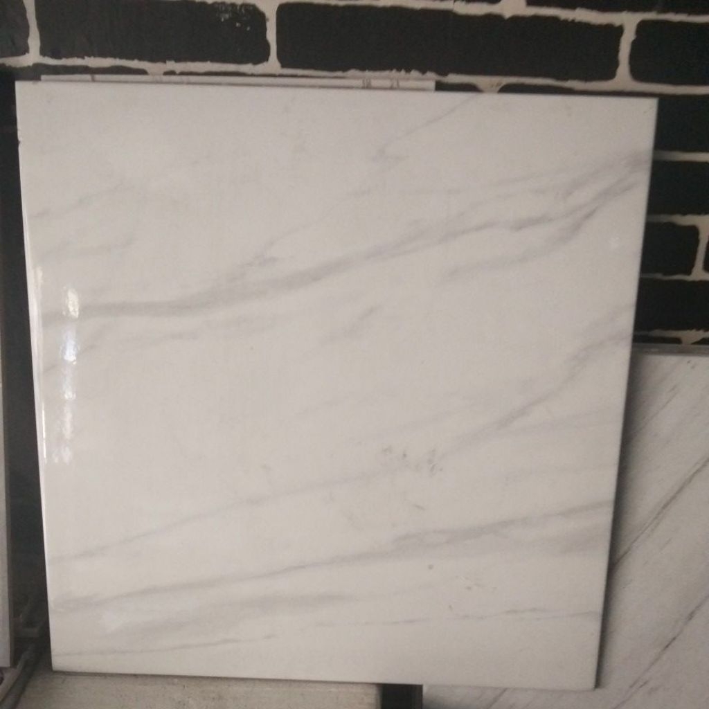 Asia Keramik Vicenza Grey 40x40 Glosy - Keramik Lantai Warna Putih Motif Murah Meriah