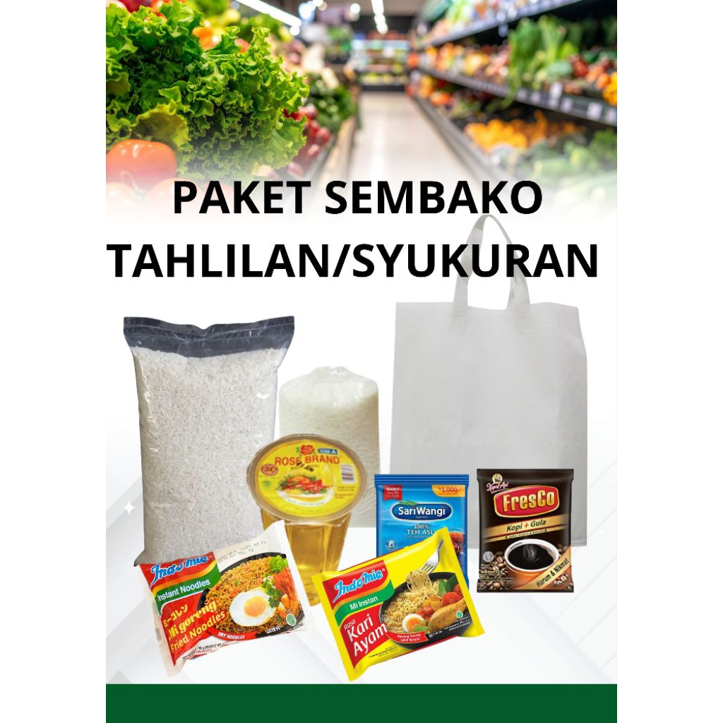 PAKET SEMBAKO TAHLILAN/ SYUKURAN