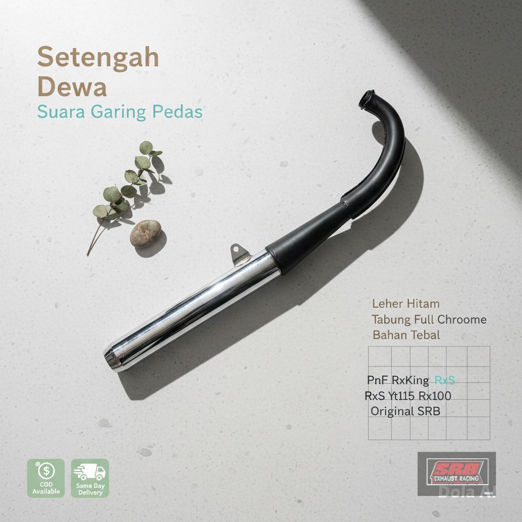 knalpot Rxking RxS Yt115 Setengah Dewa Original SRB