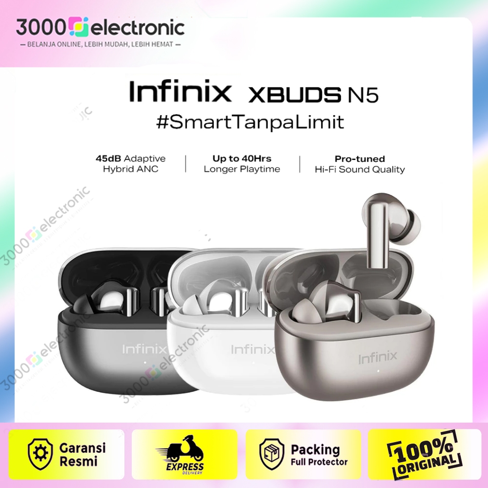 Infinix XBuds 5 N5 -  TWS Earphone ORIGINAl & Enco Buds 3 Pro - True Wireless Stereo Bluetooth - Hea