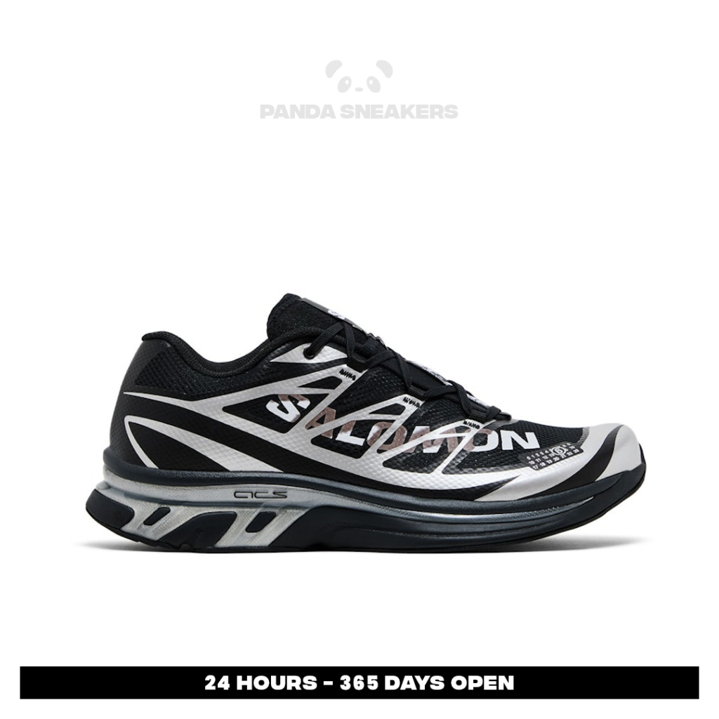 Sepatu Salomon XT MM6 Maison Margiela Black Silver Phantom Outdoor Trail Running Sneakers Unisex Sep
