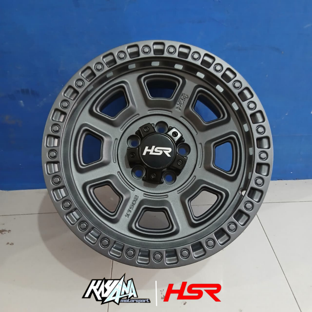Velg Mobil Rush Terios Xtrail Hilux Single R16 HSR XTS02 Baut 5x114,3 Lebar 8 Et 15 | Pelek Mobil Mo