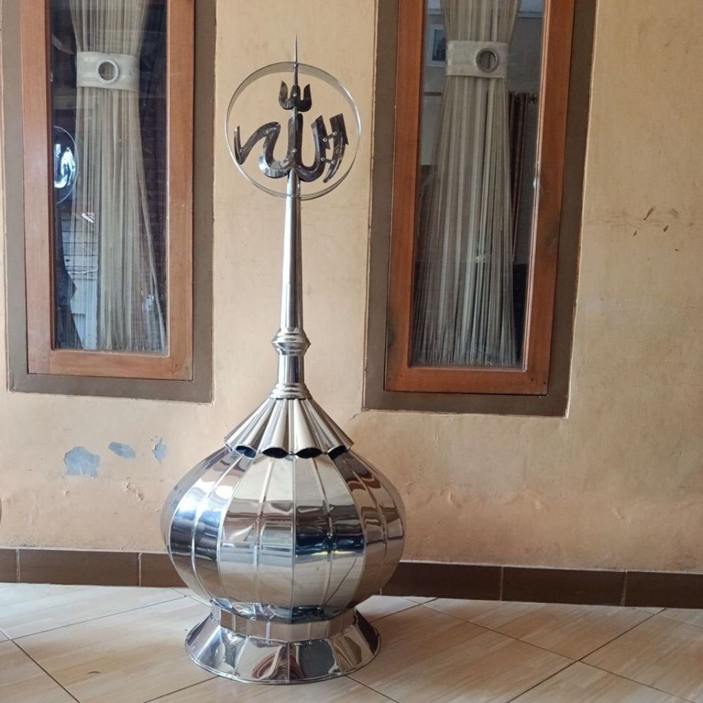 kubah masjid 50cm stainless steel