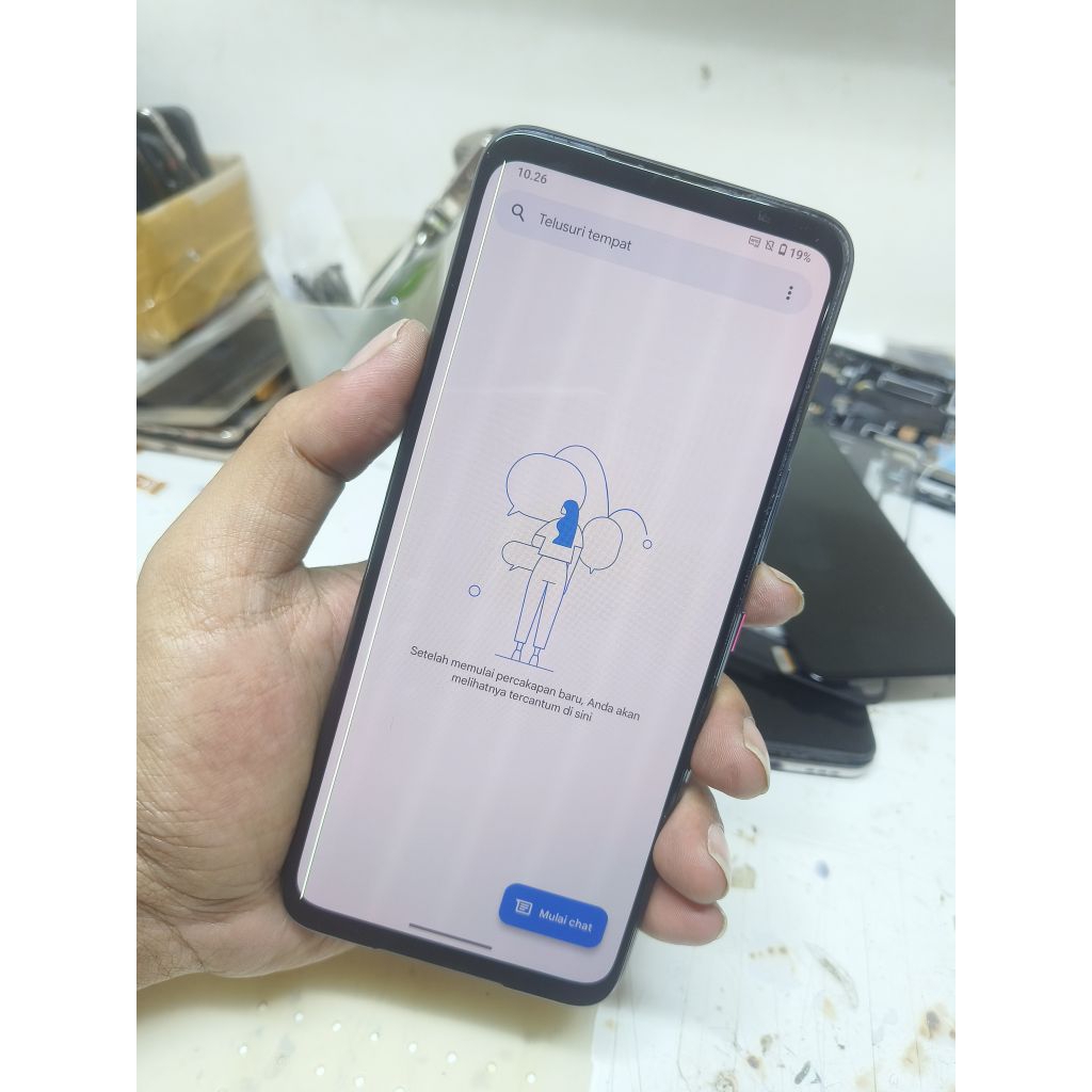 lcd rog phone 6 dan rog 7 ori minus