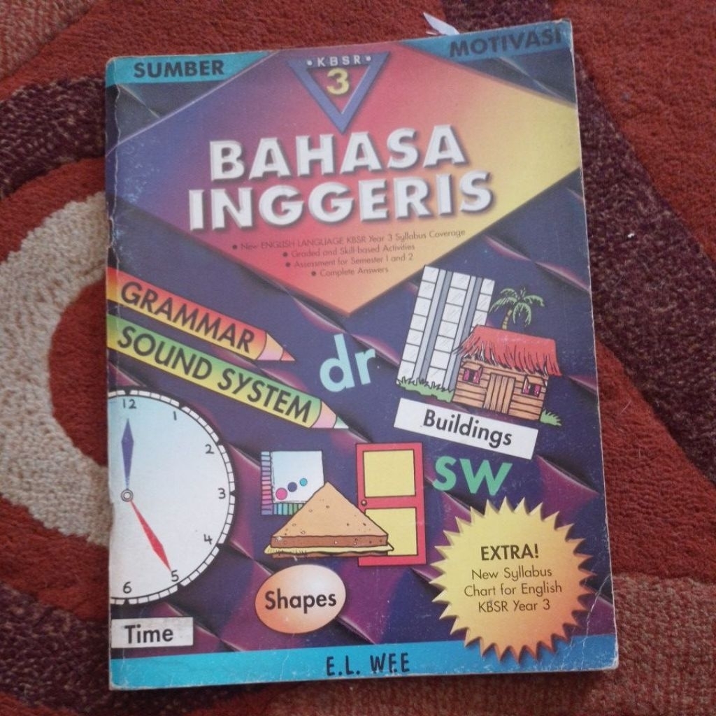 BUKU BAHASA INGGERIS GRAMMAR SOUND SYSTEM.BEKAS HALAMAN LENGKAP
