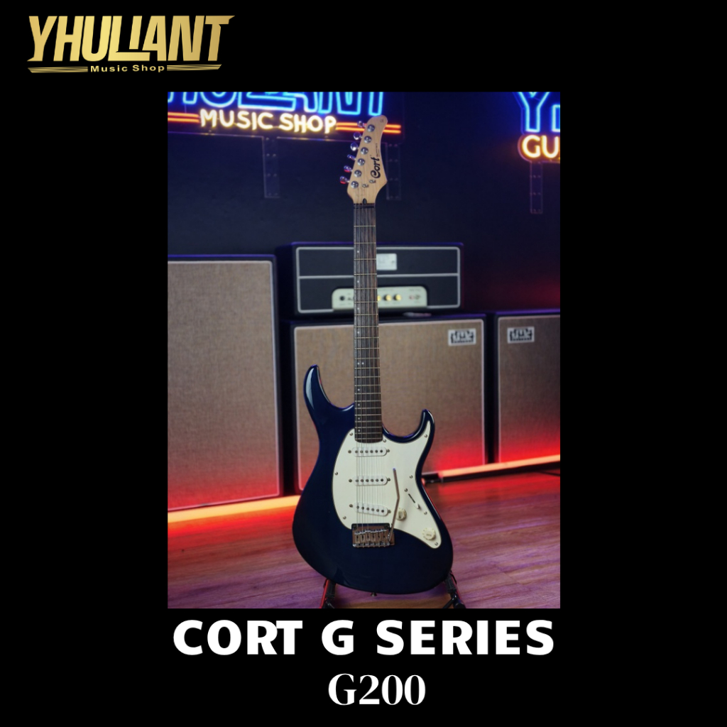 Cort G200 Blue Electric Guitar Original Second Good