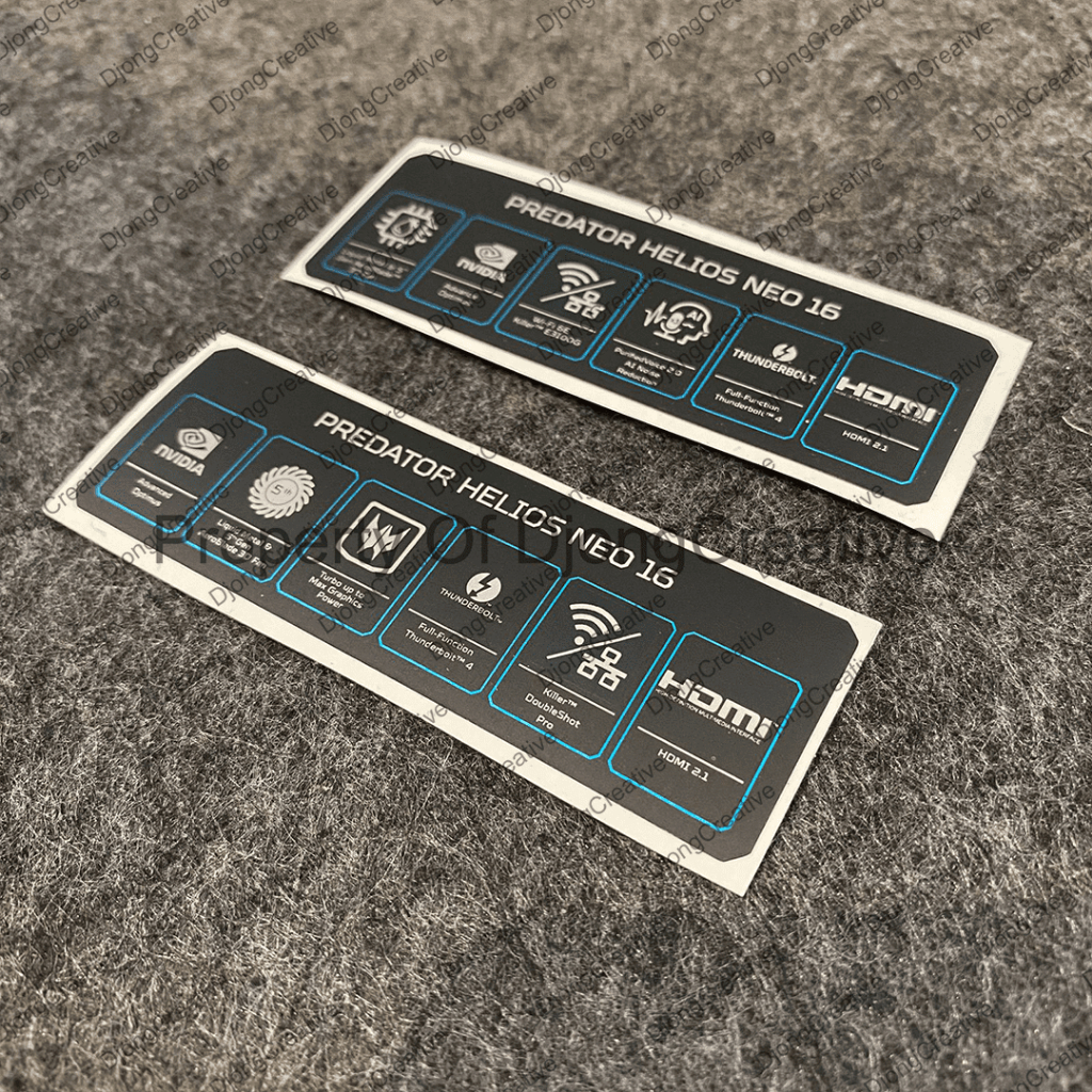 Stiker Spesifikasi Acer Predator Helios Series